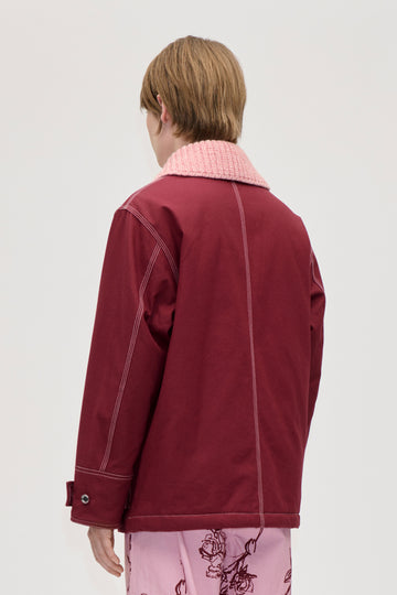 Stine Goya Workwear Boxy Jacket Outerwear Merlot
